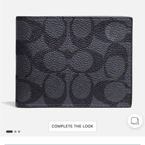 Men’s Black Coach Wallet